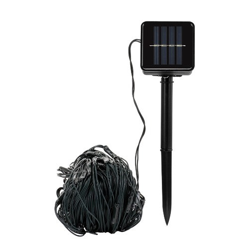 Warm white solar on sale net lights